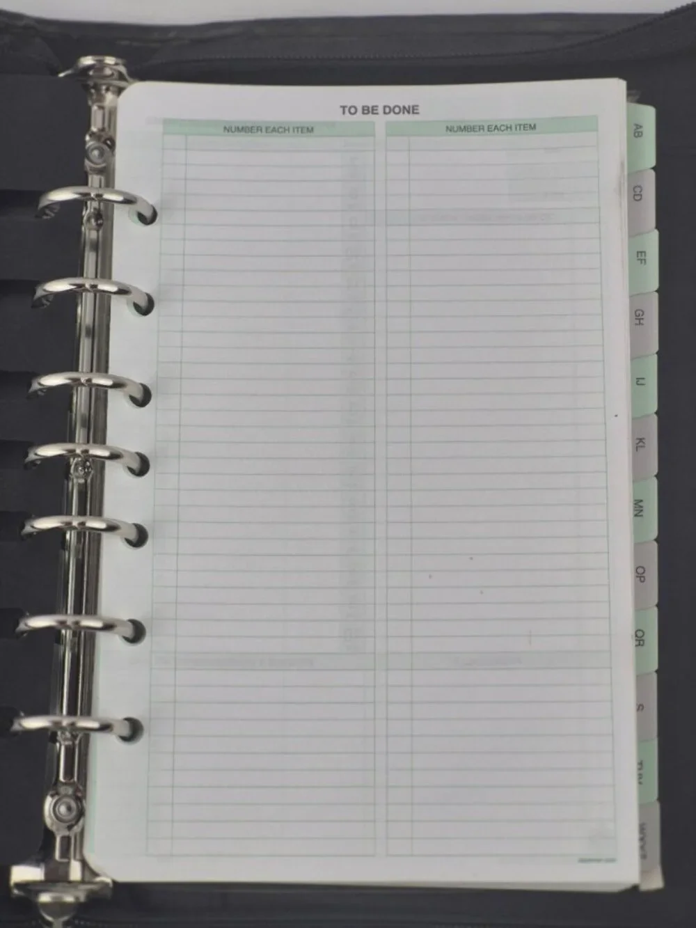 Vintage Day Timer Planner 7 Ring Wrap Around Zipper Top Handle Y2K Retro 90s